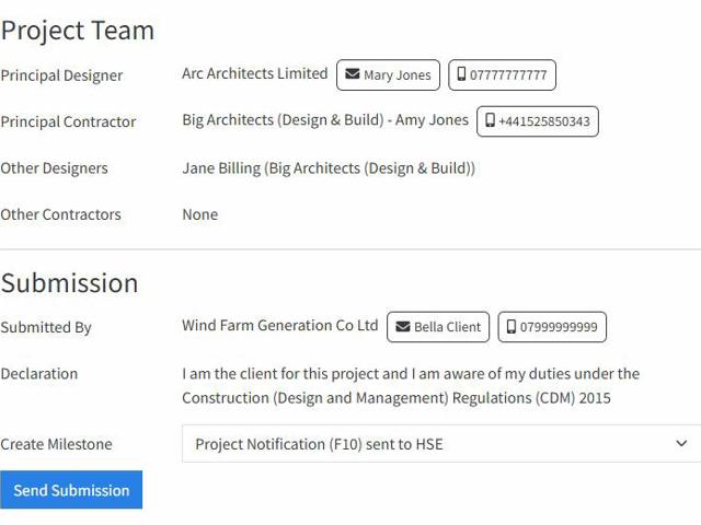 Automated Project Notification (F10) Submissions CDM F10 Submission (Cloud)